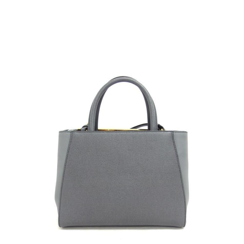 Fendi 2Way Petit Toujour Bag Shoulder Gray